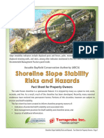Fact Sheet Shoreline Slope Stability Risks Hazards LETTER