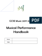 musical performance handbook