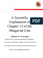 A scientific explanation of Chapter 13 of the Bhagwat Gita _ Robert W. Newcomb