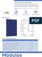 Ficha Tecnica Placa Solar Amerisolar 270w