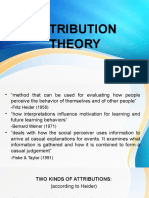 Attribution Theory