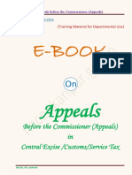 E-Book On Appeals Before The Commissioner (Appeals)