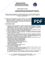 Edital Processo Seletivo Mestrado Turma 2018 - Versão Final