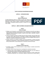 Regulamento Do Estagio Dos Mestrados em Ensino