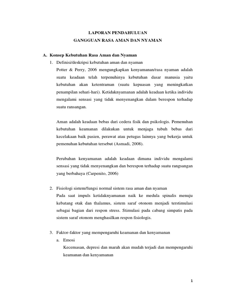 Contoh Makalah Tentang Askep Gangguan Kebutuhan Dasar