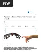 A Glossary of Basic Artificial Intelligence Terms and Concepts