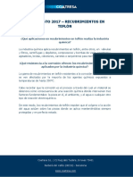 FAQs Agosto 2017 - Recubrimientos Teflón