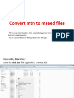 Convert mtn files to mseed for dispersion analysis