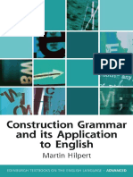 Construction Grammar and Its Application To English - Facebook Com LinguaLIB