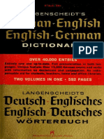 Langenscheidt S German English English German Dictionary 1970 PDF