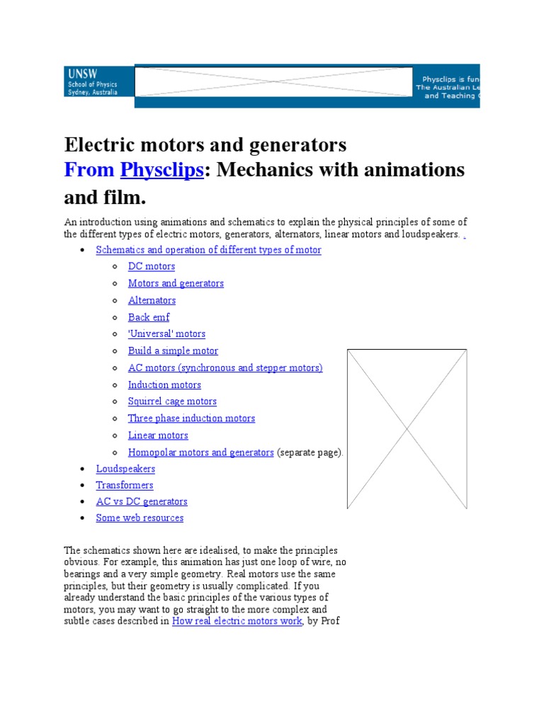 Electric Motors and Generators | PDF | Transformer | Electric Motor