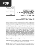REPRESENTANDO O IRREPRESENTÁVEL O TESTEMUNHO DA GUERRA NO “MANUSCRITO CUERVO” DE MAX AUB.pdf