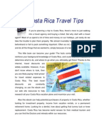 Costarica Travel Tips