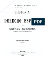 Historia Del Derecho Espaol