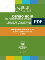 Informe Censo Funcionarios Universitarios 2015