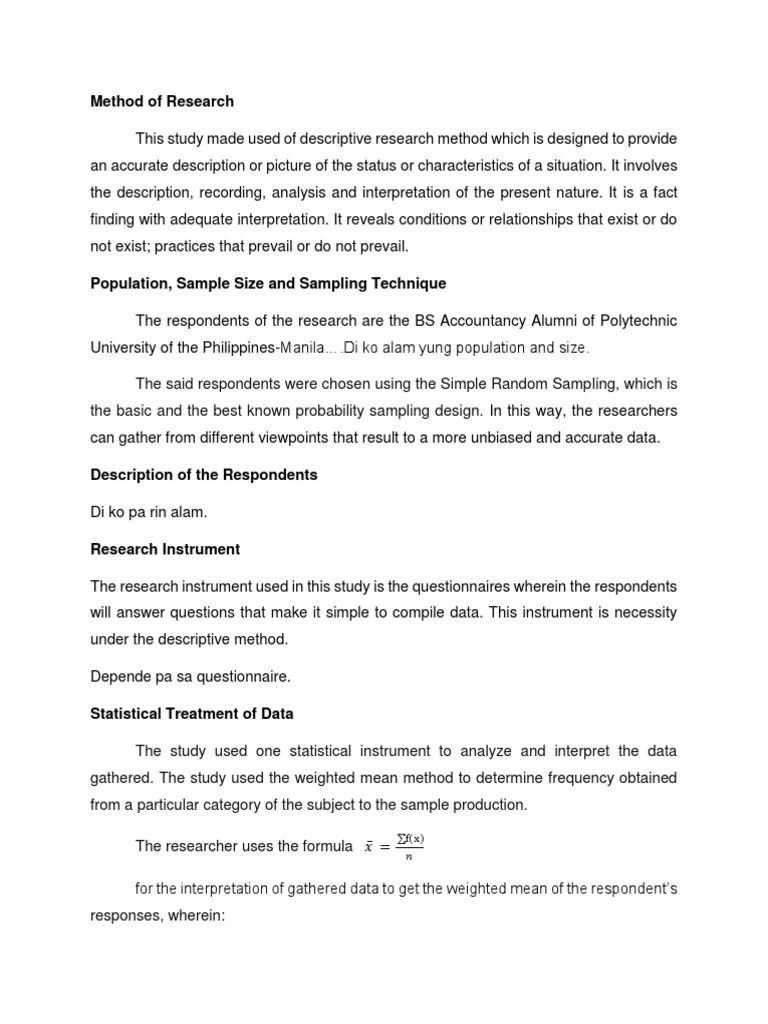 Method of Research | PDF | Science & Mathematics