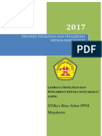 Panduan Penelitian Dan Pengabdian Masyarakat LPPM Stikes Ppni 2017