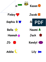 Shape Roster