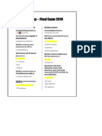  Neurology Final Exam 2010 Ans - Nerve