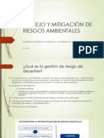 Elementos Del Riesgo, Amenaza Vulnerabilidad y Riesgo