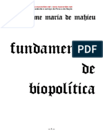 Fundamentos de Biopolítica - Jaime Maria de Mahieu