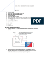 Instruksi Kerja Aman Pengoperasian CT Analyzer