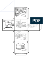 Cube With The Parts of The House