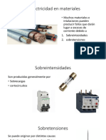 Riesgos de Electricidad en Materiales