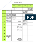 Monday Tuesday Wednesday Thursday Friday: B - SC - (Hons) - MSOR - Year - 1-Sem - 1