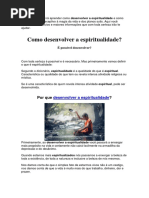 Neste Artigo Você Irá Aprender Como Desenvolver a Espiritualidade e Como Começar a Estar Receptivo à Magia Da Vida e Dos Planos Sutis