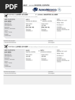 Reserva de Viaje 10 Abril Para SUSANA GOMEZMENA