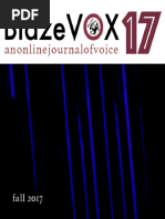 BlazeVOX 17 - An Online Journal of Voice - Spring 2017 | PDF ...
