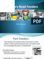 Vibratory Bowl Feeders Incomplete