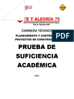 Modelo de Estructura Del Examen de Suficiencia - PEGC