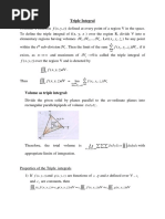 Triple Integral