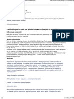 Calcitonin Precursors Are Reliable Markers of Sepsis in A Medical Intensive Care Unit.