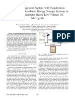 Energy Management System With Equalization Algorithm For Distributed Energy Storage Systems in PV-Active Generator Based Low Voltage DC Microgrids
