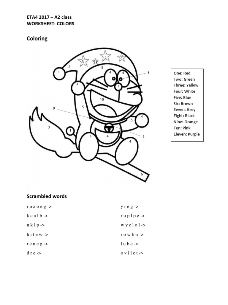 Coloring: Doraemon | PDF