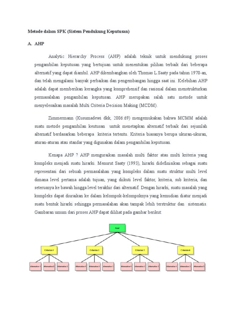 Contoh Soal Ahp Dan Penyelesaiannya Pdf Contoh Soal Terbaru