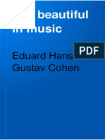 The Beautiful in Music Eduard Hanslik