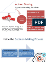 Decision Making: How Consumers Go About Making Decisions