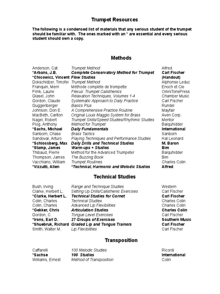 Cichowicz Trumpet Flow Studies Pdf To Word