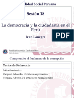 Clase 18 - Democracia y Ciudadanía - Desafíos Peruanos