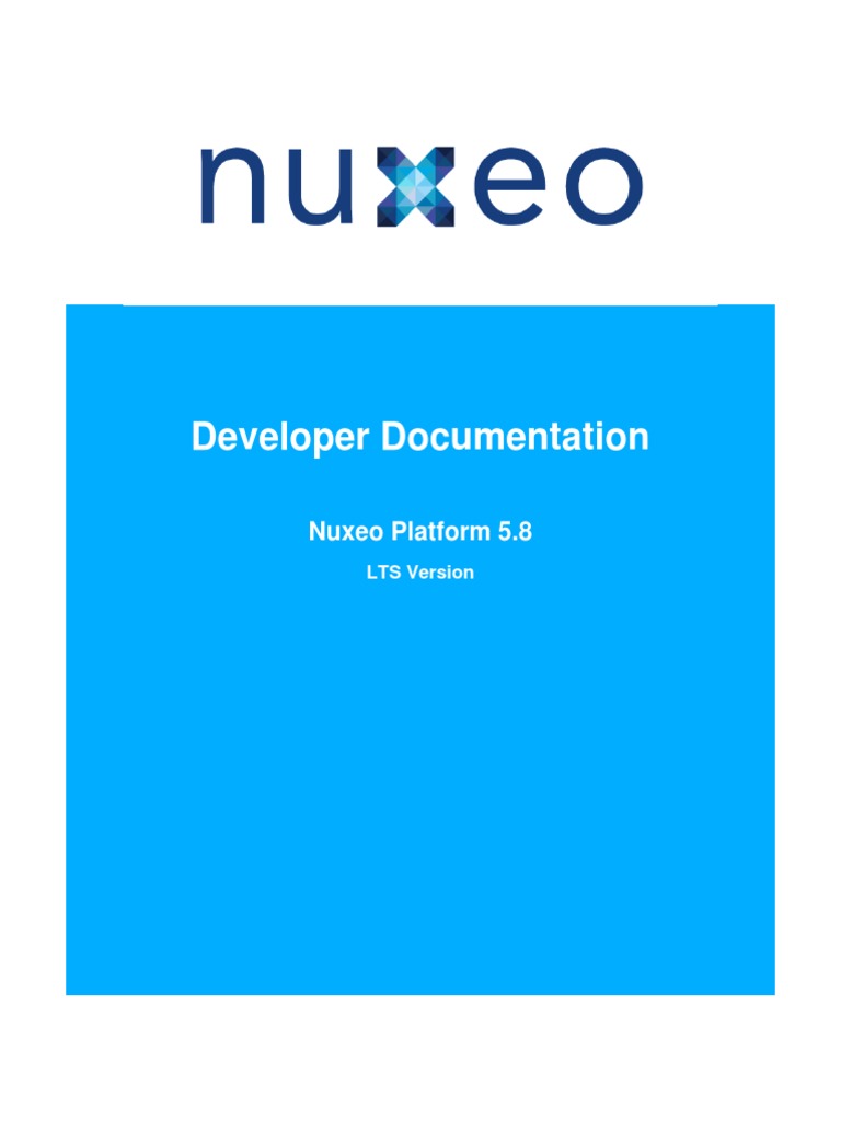 Nuxeo Platform 5.8 Technical Documentation | PDF | Computing Platforms |  Computing