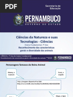 Reconhecimento das características gerais e diversidade dos animais.ppt