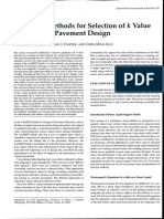 Improved Methods For Selection of Value: For Concrete Pavement Design
