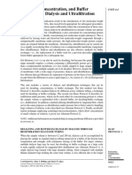 Desalting, Concentration, and Buffer Exchange by Dialysis and Ultrafiltration