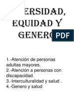 Diversidad, Equidad y Genero