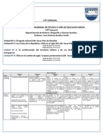 Planificación Estratégica Historia 2° Medio 2017