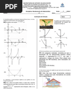 Avaliação Entrada de Matemática3ºA_Nivelamento